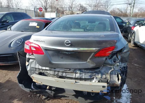 2017 Nissan Sentra S из США, поврежденный, VIN 3N1AB7AP1HY327062